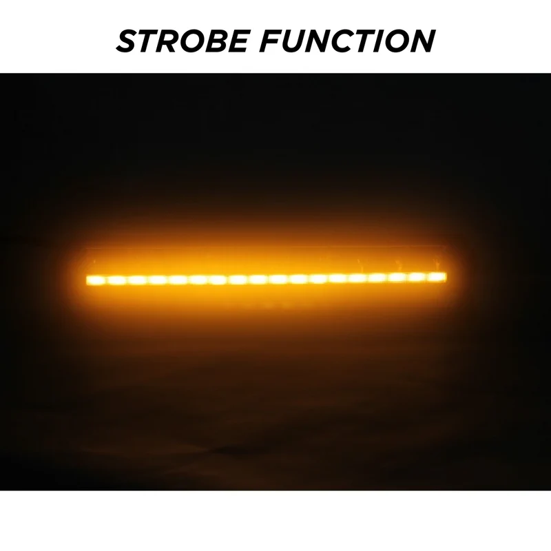 12" LED-Lichtleiste mit Stroboskop