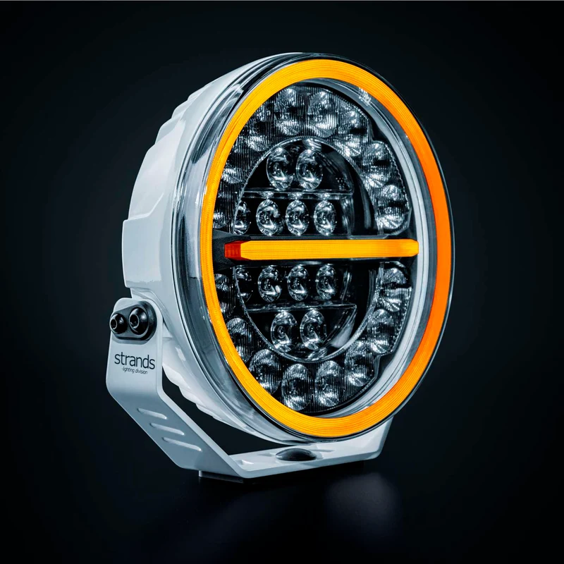 Strands Firefly Fahrlicht PRO mit Stroboskop / 9" Weiß