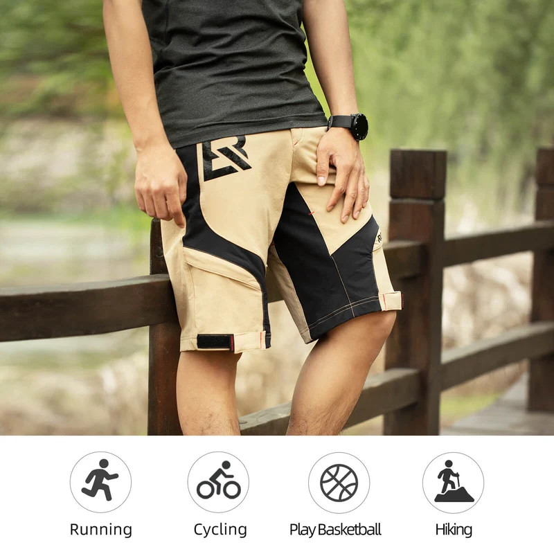 Men's MTB Shorts with Detachable 4D Padded Liner