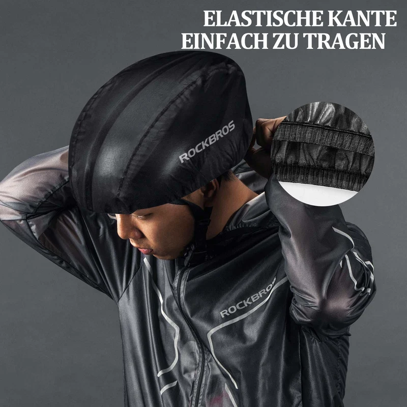 ROCKBROS Helm Cover wasserdicht staubdicht Helmüberzug für Fahrradhelm