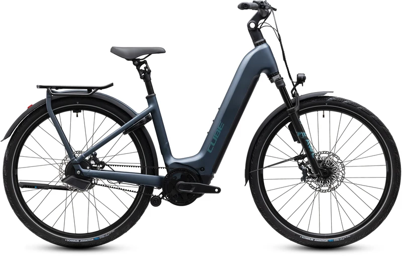 CUBE Kathmandu Hybrid Deluxe SLX 800 mineralblue´n´blue