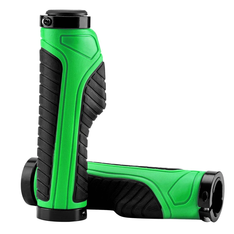 ROCKBROS Rutschfeste Fahrradgriffe aus Gummi mit Lock-on Design für MTB
