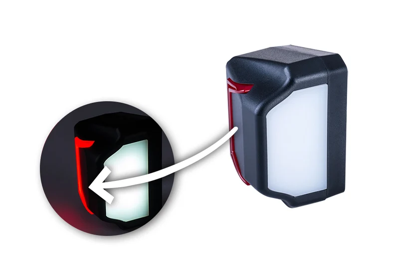 Kennzeichenbeleuchtung mit roter Rücklichtfunktion