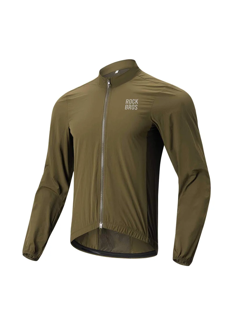Men's Windproof Cycling Jacket Foldable Bike Windbreaker