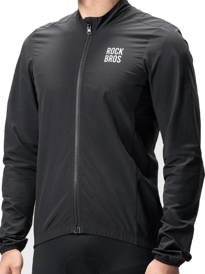 Men's Windproof Cycling Jacket Foldable Bike Windbreaker