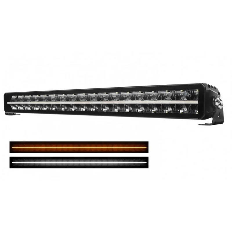 32"-LED-Lichtleiste mit doppeltem bernsteinfarbenem und weißem DRL-Streifen