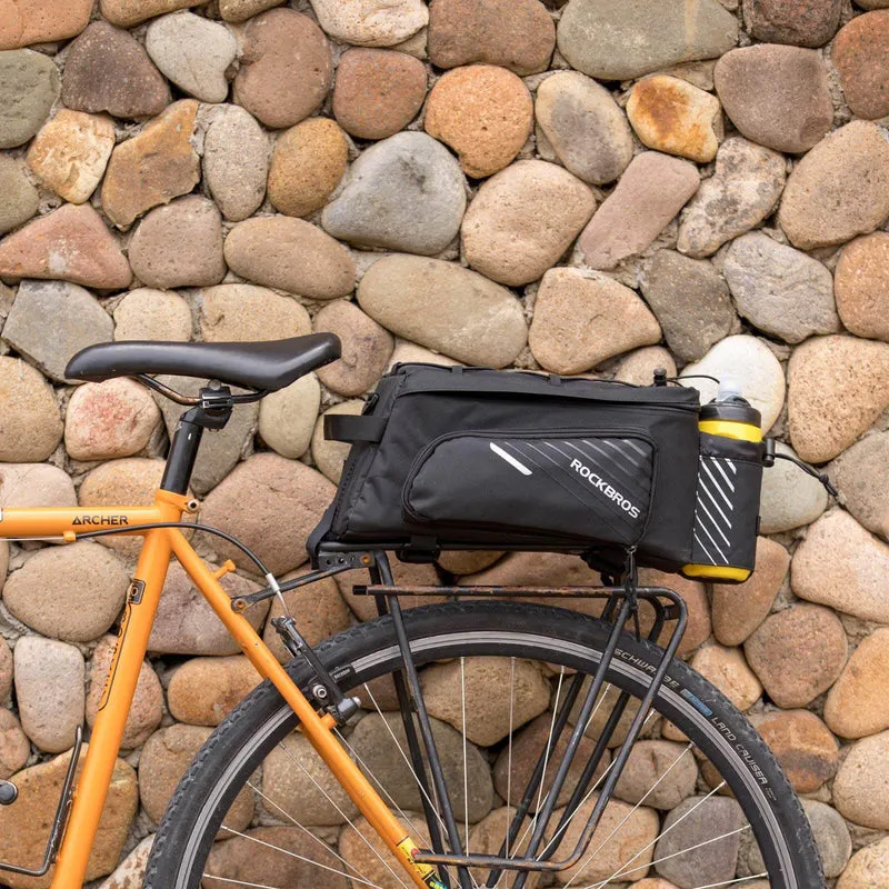 ROCKBROS 12L Bike Rack Bag with Rain Cover