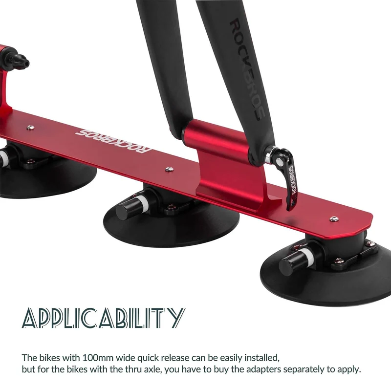 Suction Cup Bike Rack for Car Roof Quick Release Roof Mounted Carrier