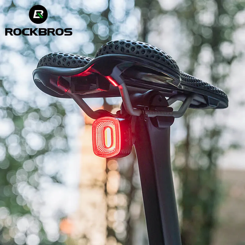 Q2S Smart Bike Tail Light Brake Sensing Bicycle Rear Lights