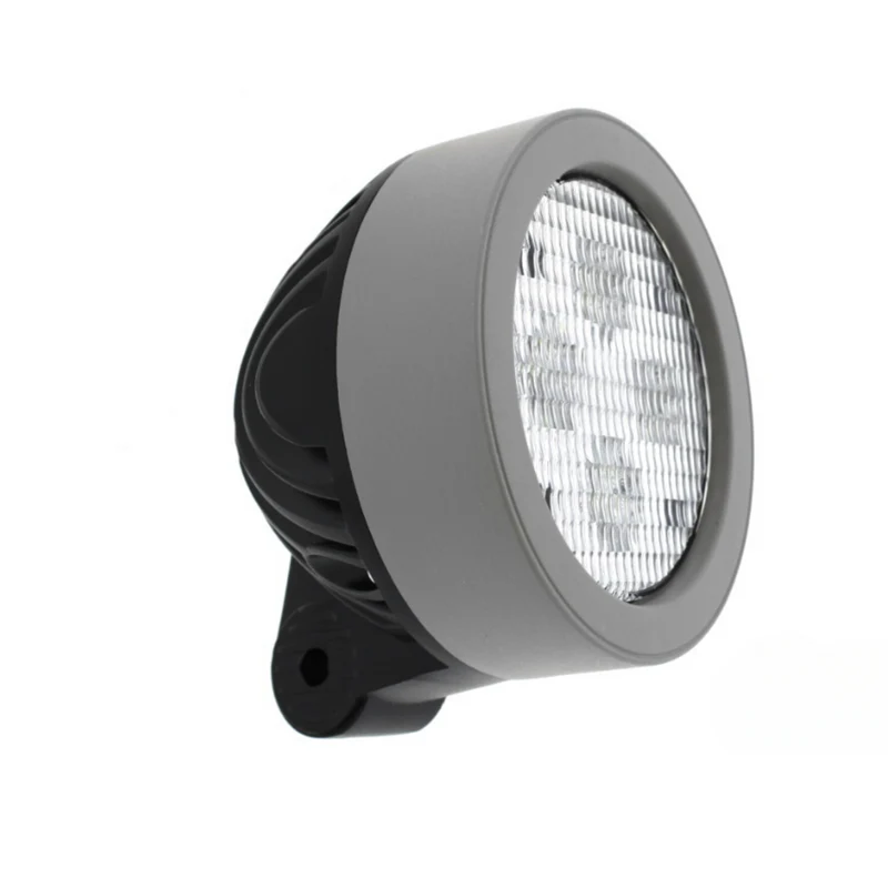 Rundes LED-Arbeitslicht im John Deere-Stil, grau, 40 W/4000 Lumen