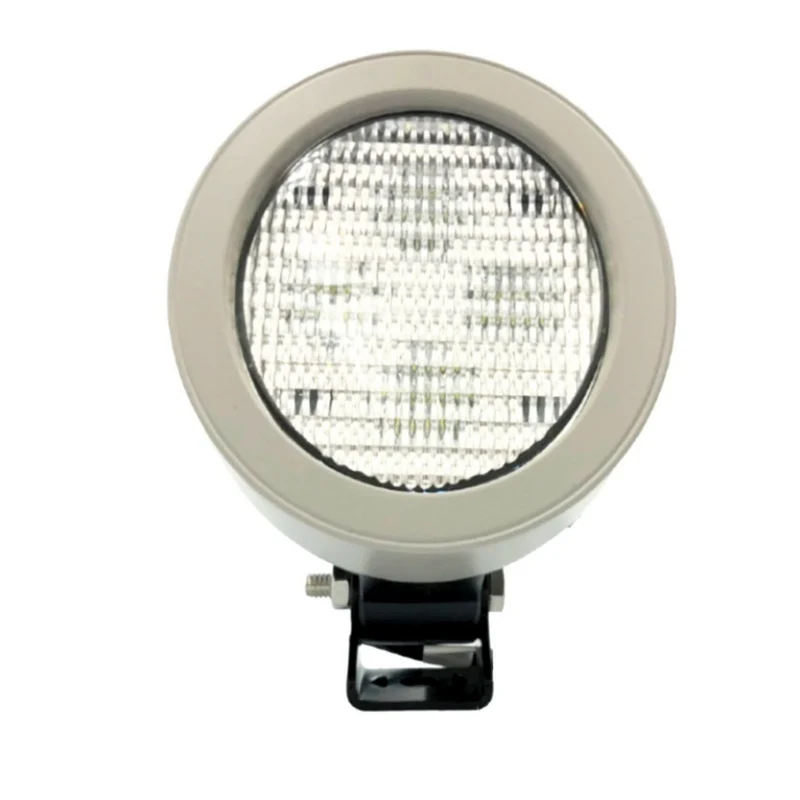 Rundes LED-Arbeitslicht im John Deere-Stil, grau, 40 W/4000 Lumen