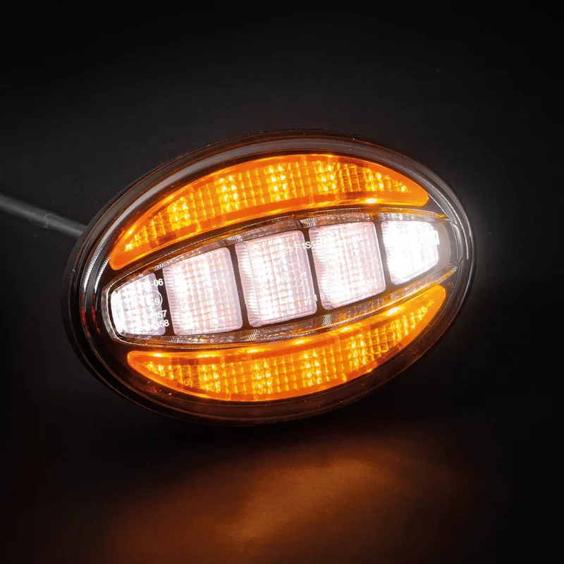 Ovaler LED-Frontblinker und Positionslicht / Fristom FT-356