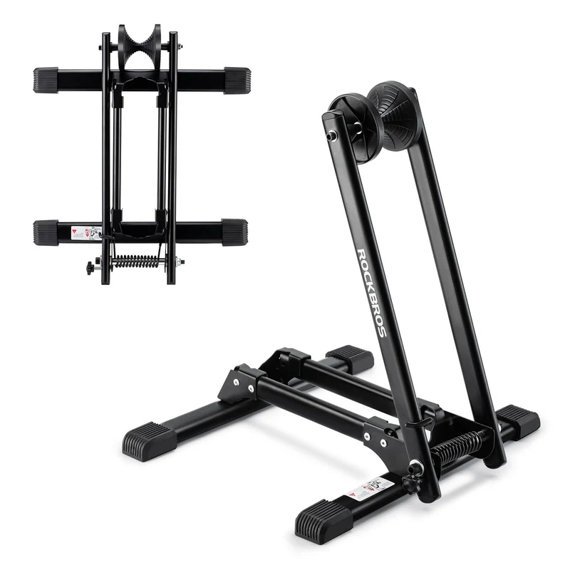 ROCKBROS Foldable Bike Stand Portable Bicycle Rack for Easy Storage
