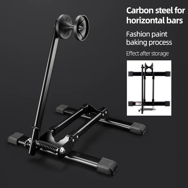 ROCKBROS Foldable Bike Stand Portable Bicycle Rack for Easy Storage