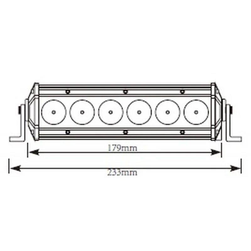 Mini-LED-Arbeitslichtleiste 179 mm / 30 W