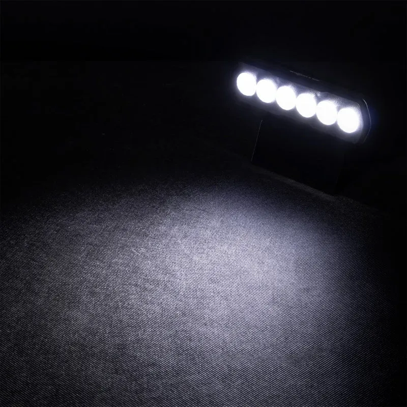 Schwarze LED-Arbeitsleuchte / 1400 Lumen