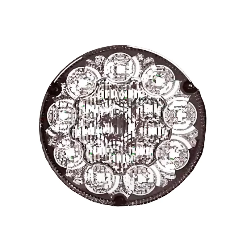SIM 3188 Runde Rücklichter mit dunkler Linse / 90 mm