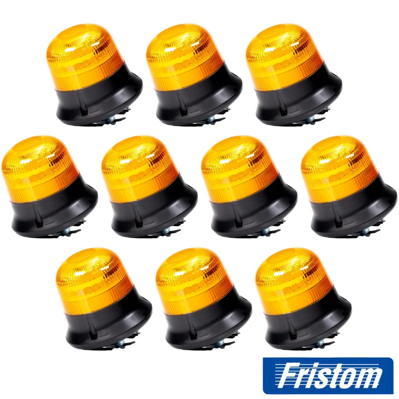 10er-Pack Premium Fristom Compact LED-Leuchten / Befestigung mit einer Schraube