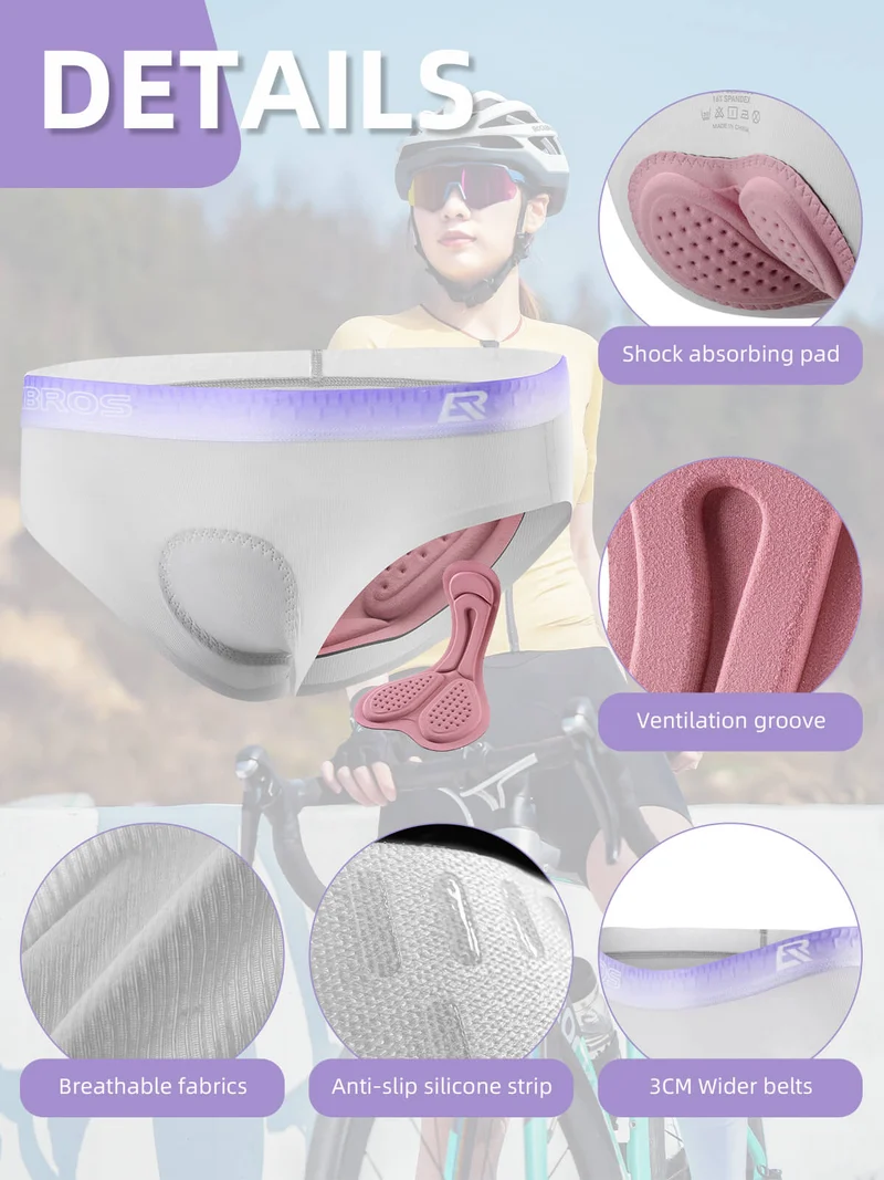 Women's 4D Padded Cycling Underwear