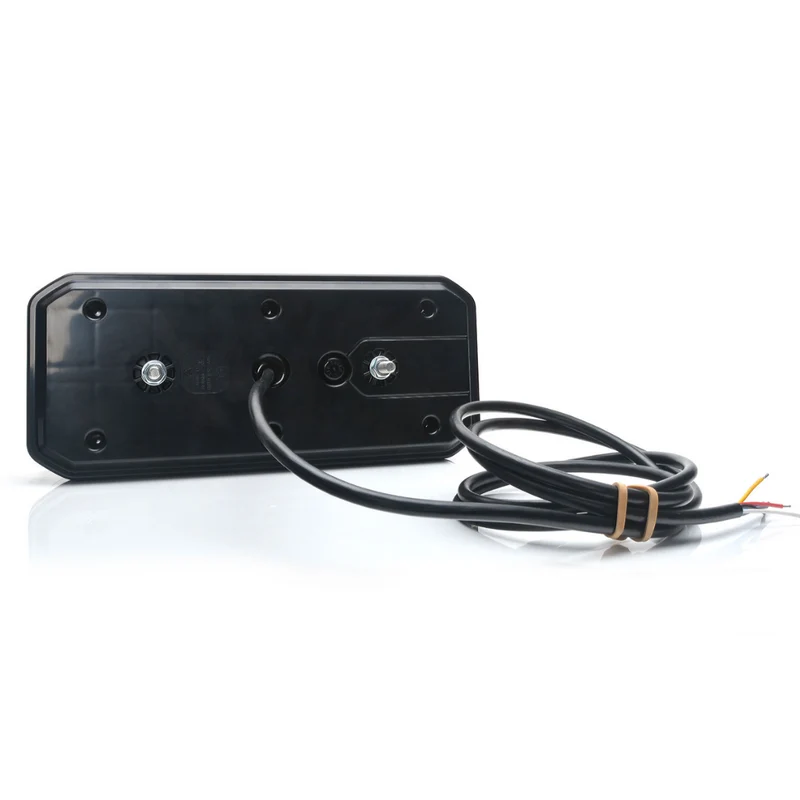 WAS W185DD S2 Großes rechteckiges Neon-Anhängerlicht mit dynamischem Blinker / 12"