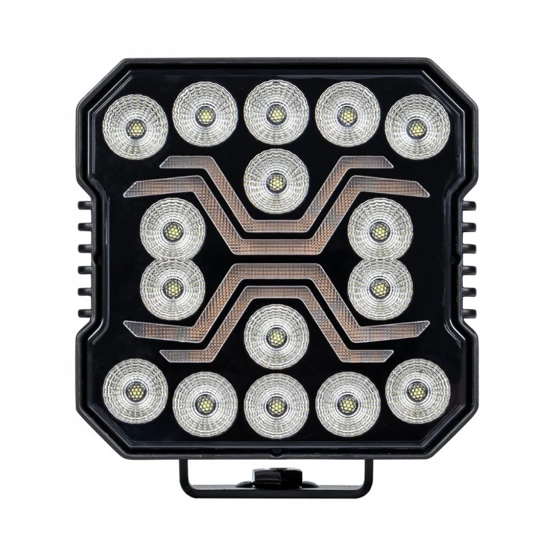 Spider LED-Arbeitsleuchte mit gelbem Positionslicht / 60 W