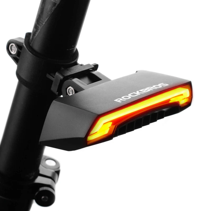 Smart Bike Tail Light with Remote Turn Signals & Laser