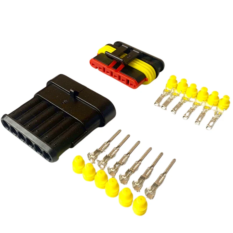 Steckverbinder der Serie AMP Superseal 1.5 / 6-polig