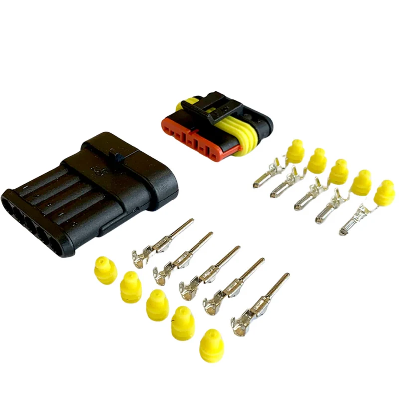 Steckverbinder der Serie AMP Superseal 1.5 / 5-polig