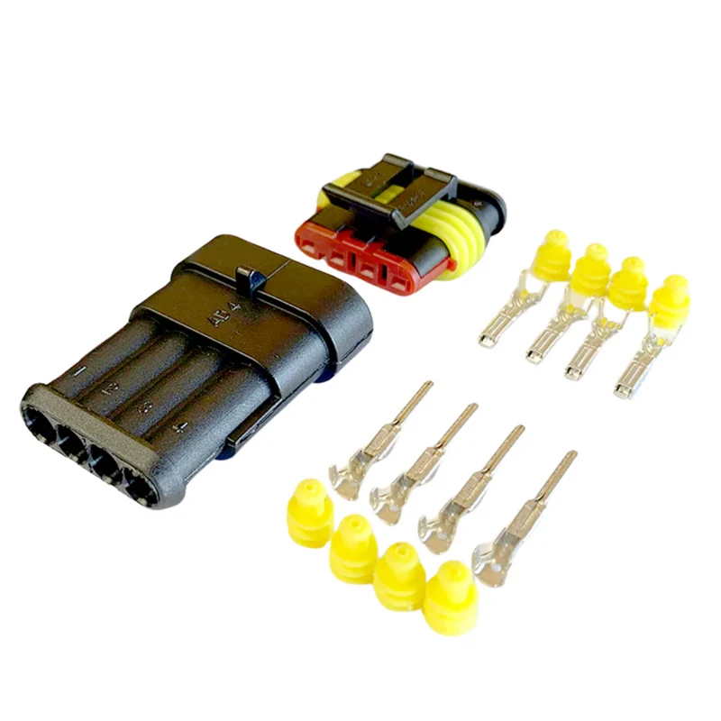 Steckverbinder der Serie AMP Superseal 1.5 / 4-polig