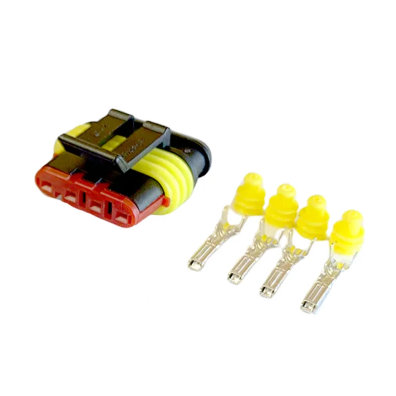 Steckverbinder der Serie AMP Superseal 1.5 / 4-polig