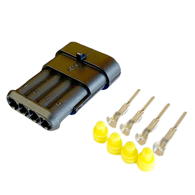Steckverbinder der Serie AMP Superseal 1.5 / 4-polig