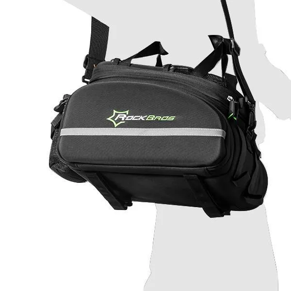 ROCKBROS Fahrrad Gepäckträgertasche wasserdichte mit Regenschutz 17-35L