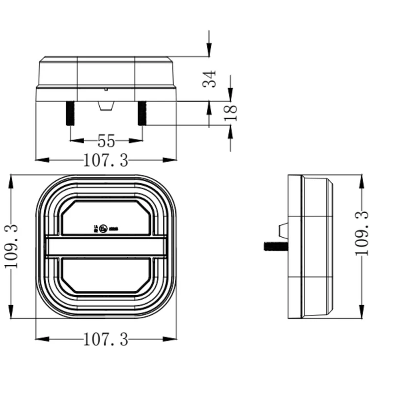 Neon-LED-Anhängerleuchten mit dynamischem Blinker