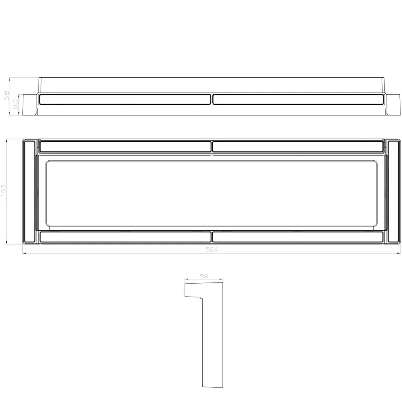 WAS Kennzeichenhalter hinten mit Rückfahrscheinwerfer, Nebelscheinwerfer, Kennzeichenbeleuchtung und Reflektor