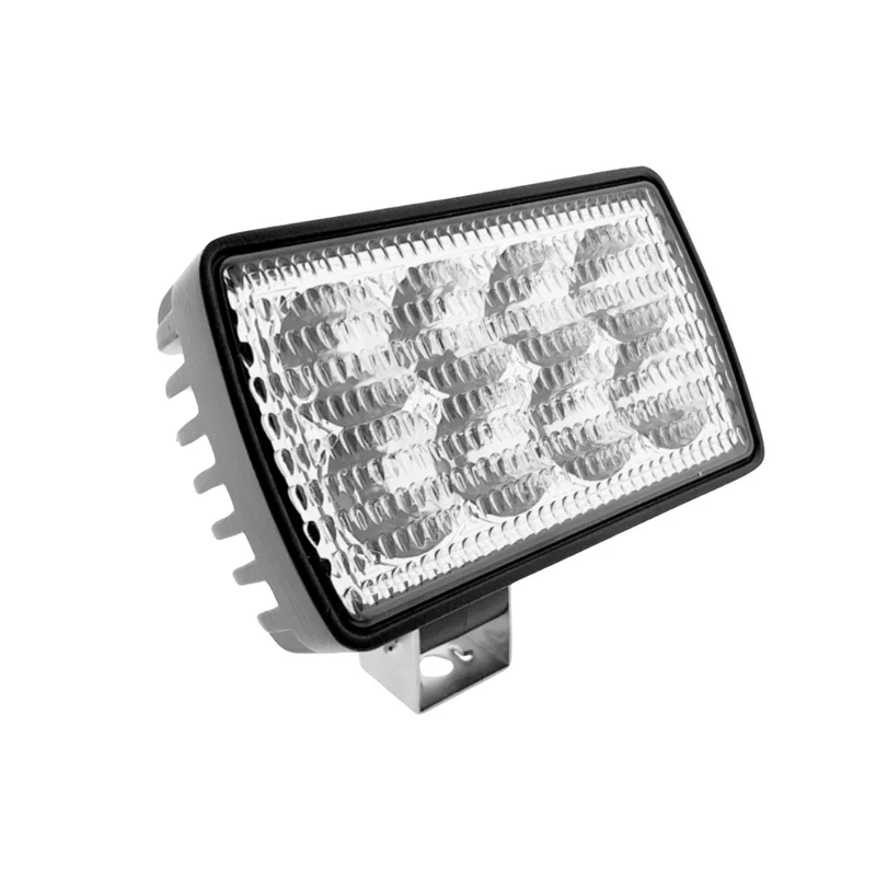 Rechteckige LED-Arbeitsleuchte mit verstellbarer Edelstahlhalterung / 40 W