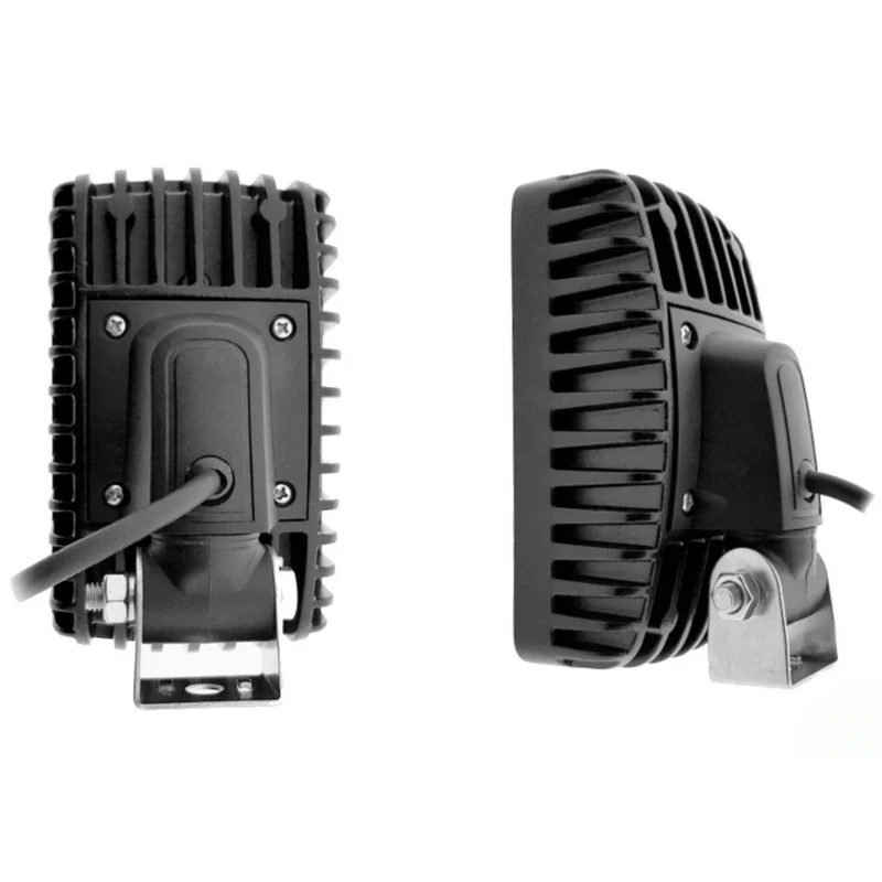 Rechteckige LED-Arbeitsleuchte mit verstellbarer Edelstahlhalterung / 40 W