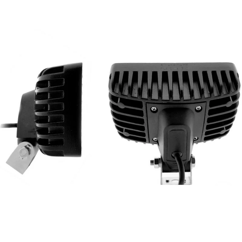 Rechteckige LED-Arbeitsleuchte mit verstellbarer Edelstahlhalterung / 40 W