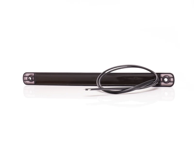 WAS Begrenzungsleuchte, lang, 238 mm, schwarz getönt, dunkle Linse, 12 LED