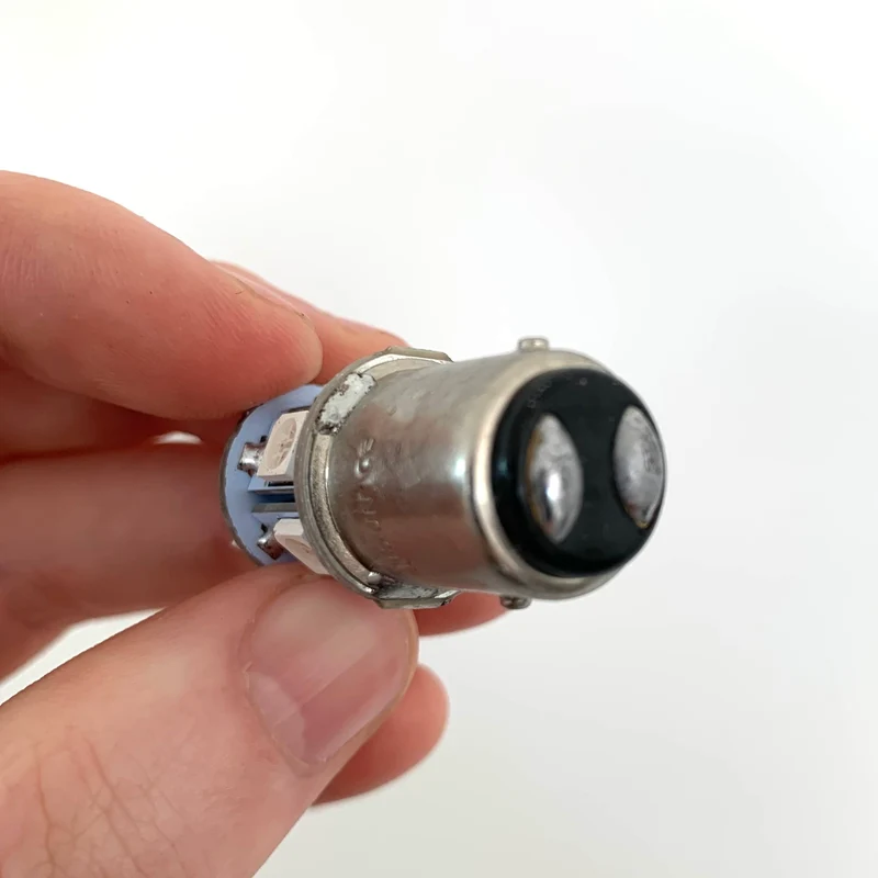 24 V weiße LED-Brems- und Rückleuchten, BAY15D, 2 Stück