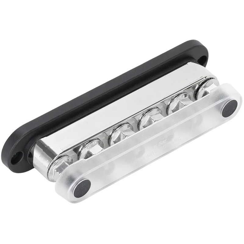 600A Sammelschiene mit 6 Bolzenklemmen (M10)