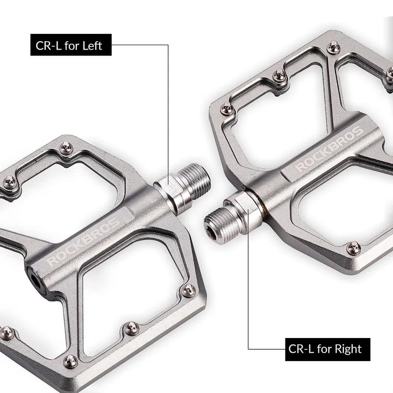 ROCKBROS Aluminium Platform Pedale 9/16 Zoll für MTB E-Bike Stadtrad