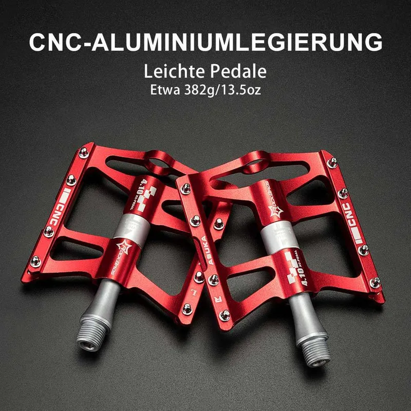 Fahrrad Pedale 9/16 für MTB/BMX/Rennrad 4 Sealed Bearings