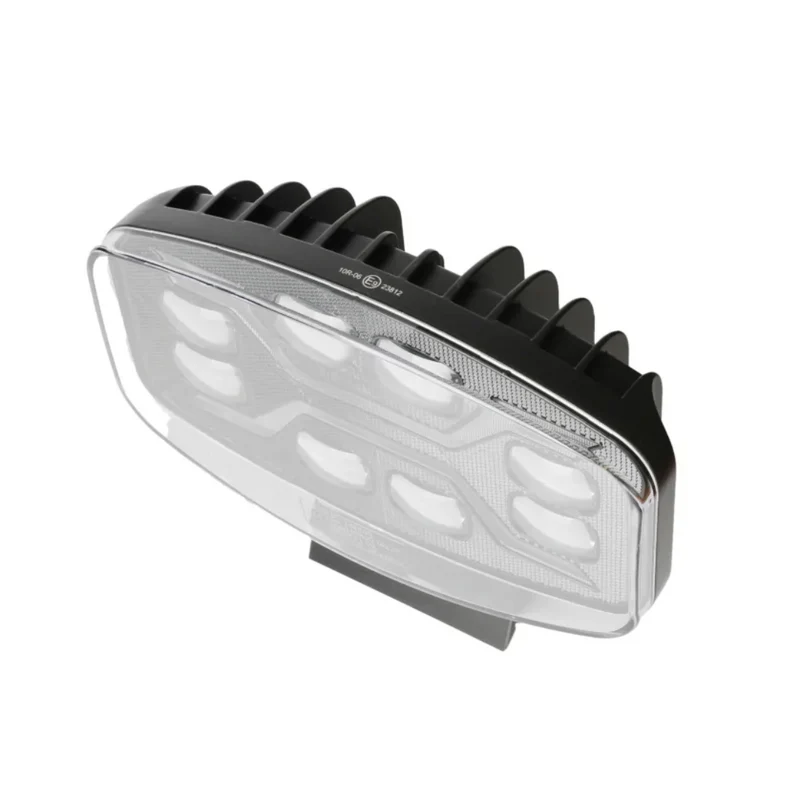 Dunkler X-Spider LED-Scheinwerfer mit weißem Tagfahrlicht und Stroboskopfunktion / 9"