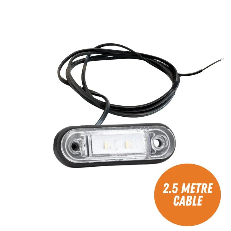 LED-Einbaumarkierungsleuchte mit langem Kabel, 2.5 m