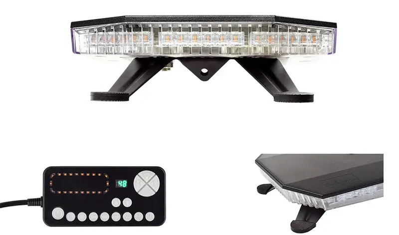 LED-Notsignal-Dachlichtleiste / 46 Zoll / 1170 mm