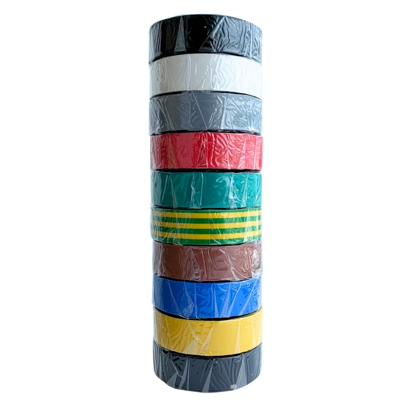 Isolierband / Regenbogenpackung / 10 Rollen