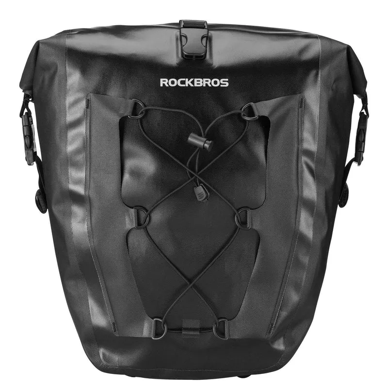 ROCKBROS 100 % wasserdichte Transporttaschen mit Netztasche 27L
