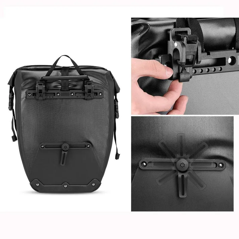 ROCKBROS 100 % wasserdichte Transporttaschen mit Netztasche 27L