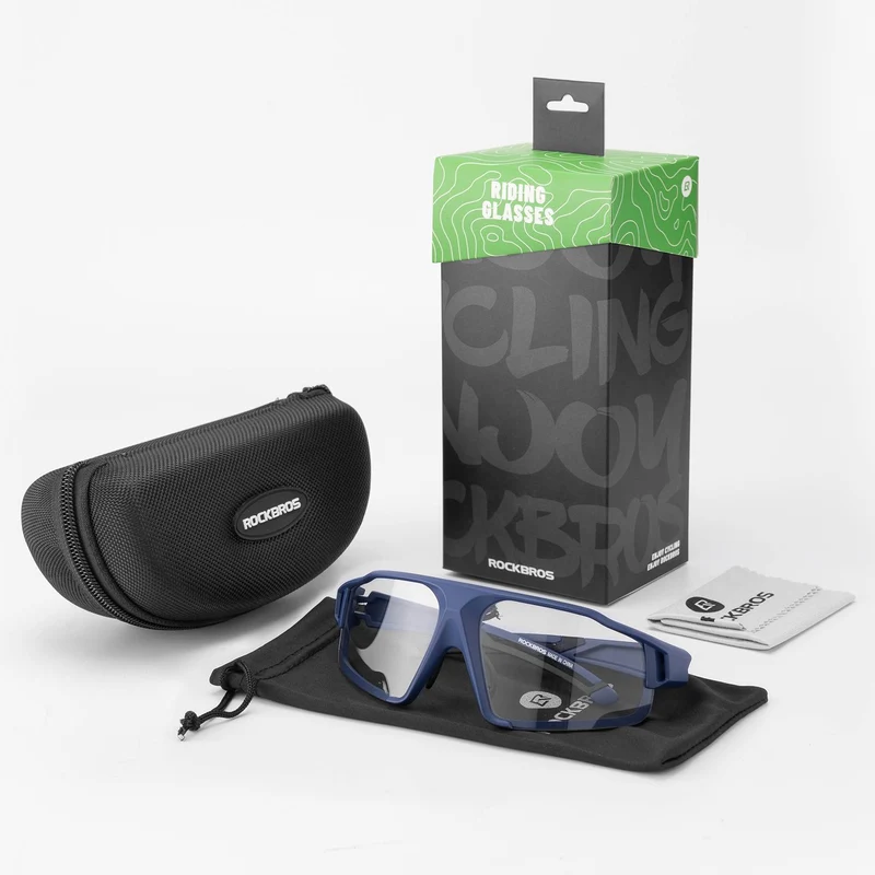 ROCKBROS Photochrome Sonnenbrille für Outdoor-Aktivitäten Unisex