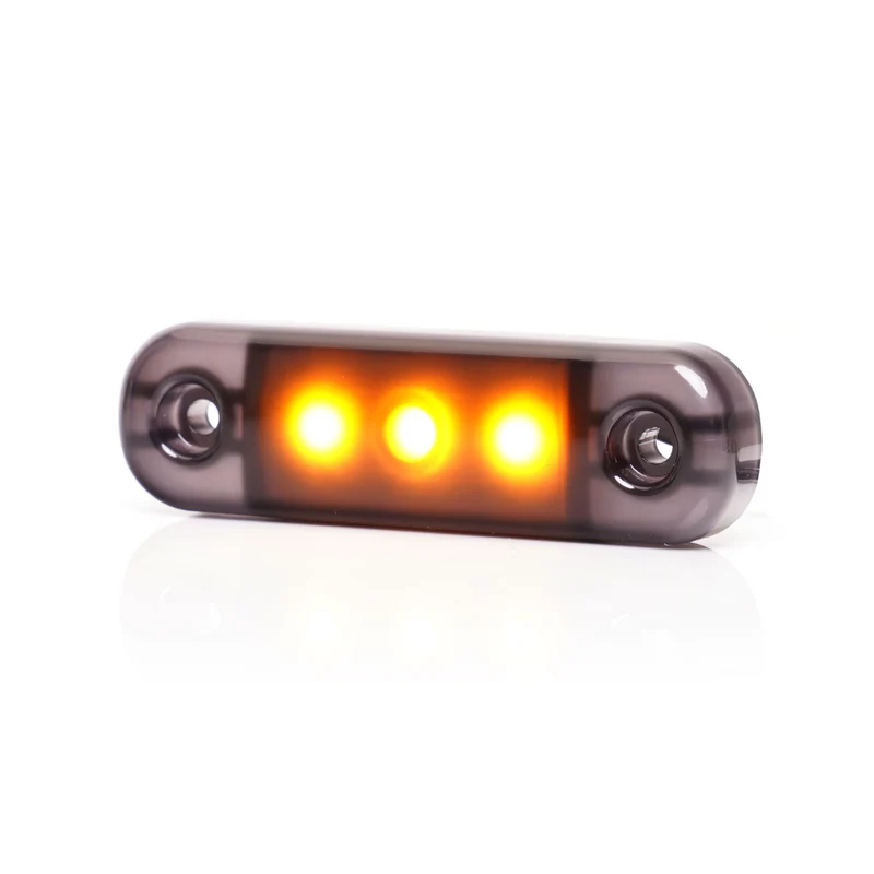 WAS Schwarz getönte Positionsleuchte / Superdunkle Linse / 3 LEDs